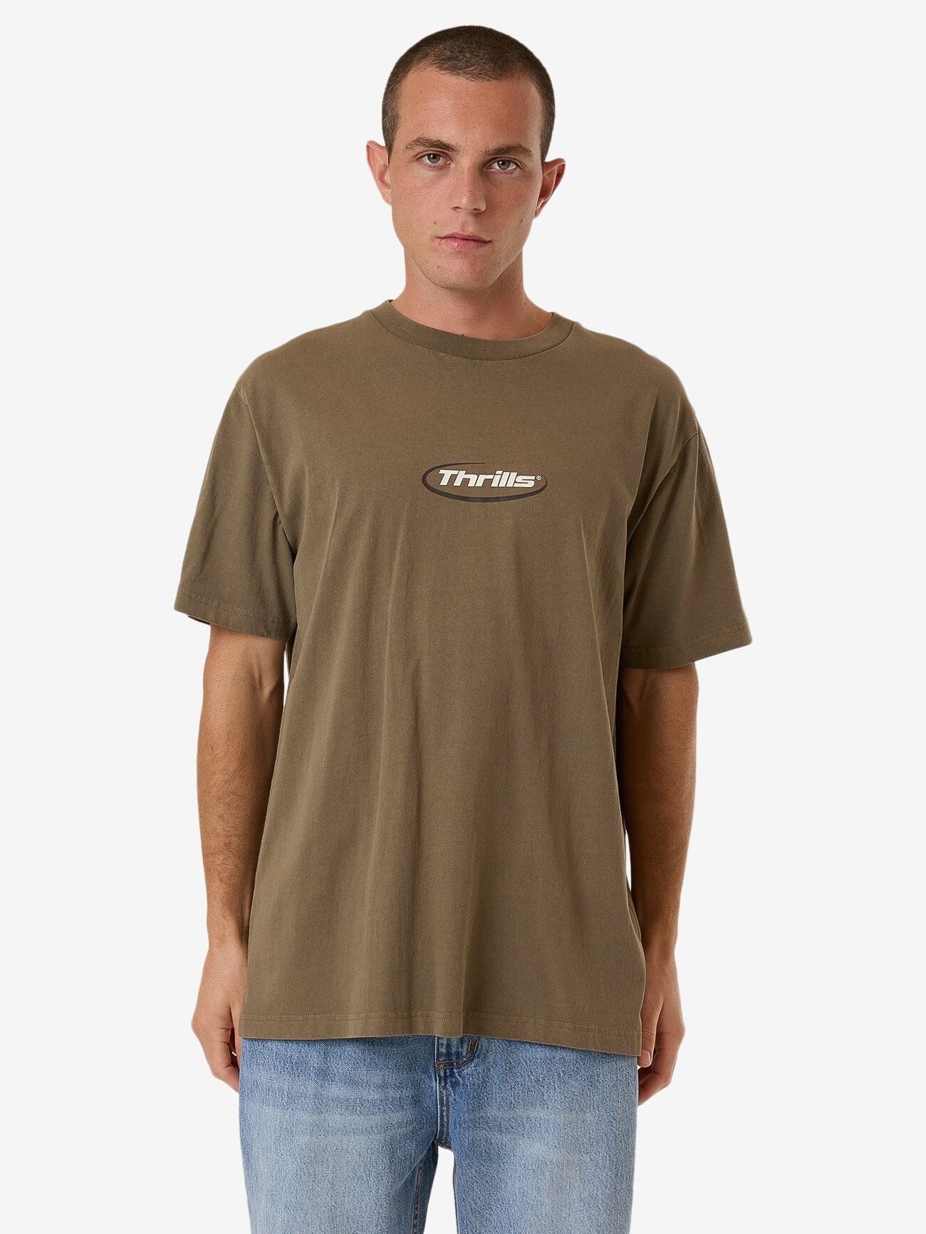 Pharm Merch Fit Tee - Desert XS