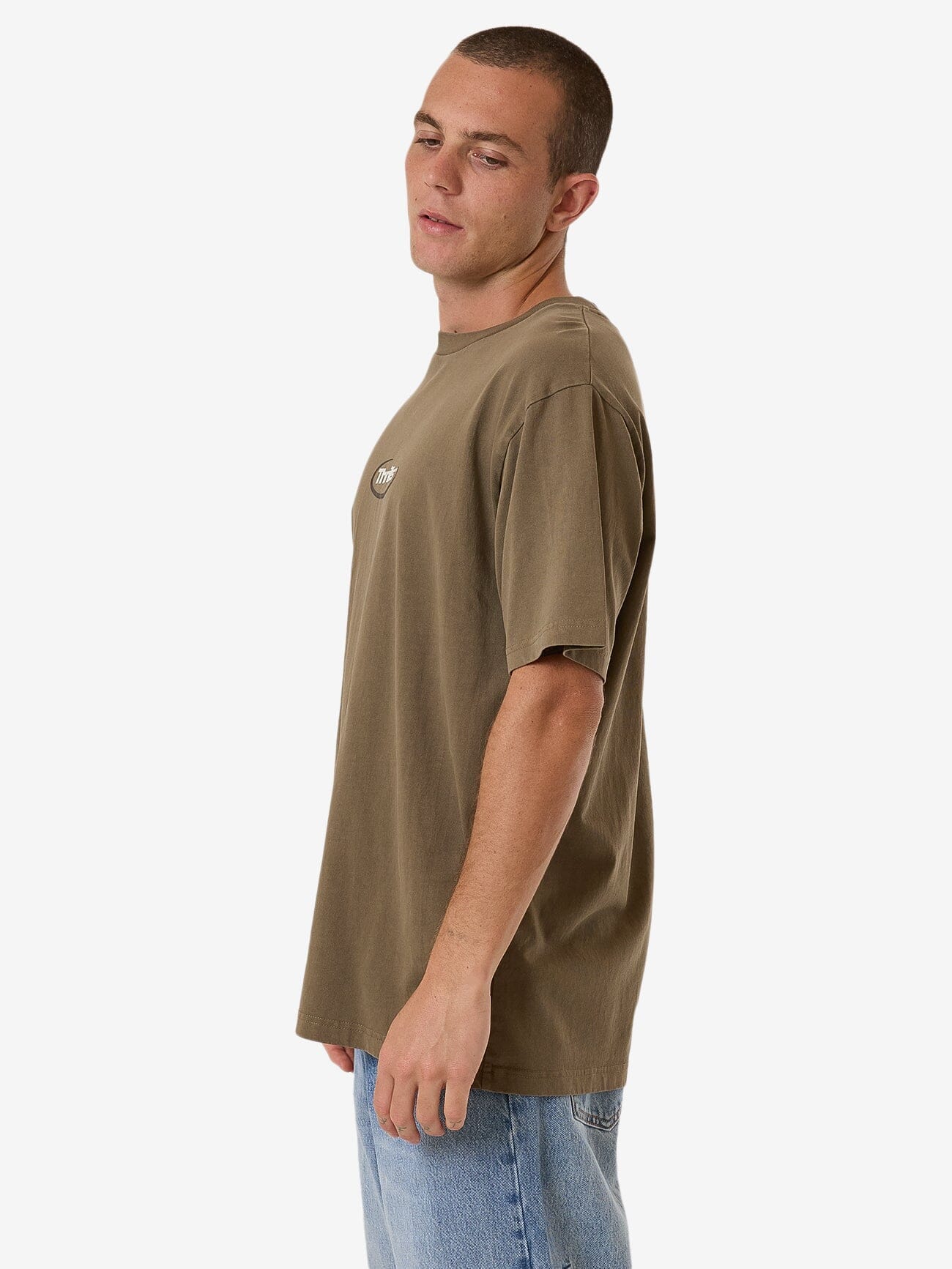 Pharm Merch Fit Tee - Desert XS