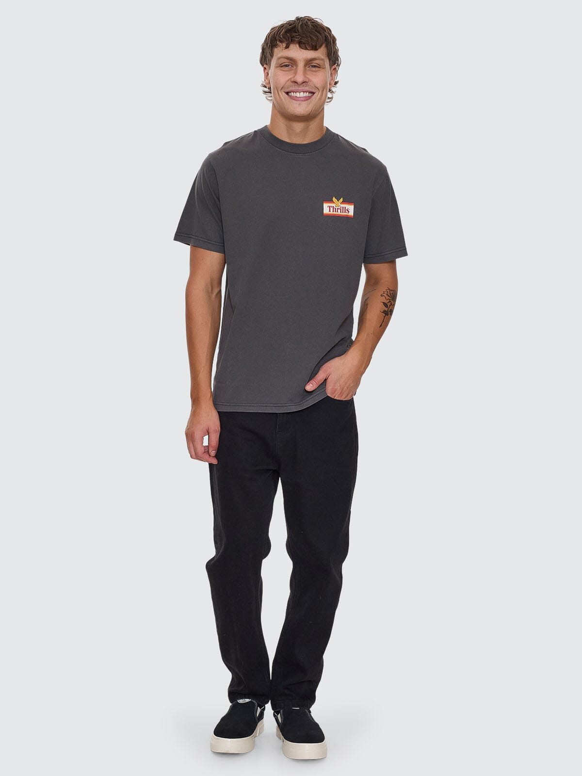 Never Stop Merch Fit Tee - Merch Black