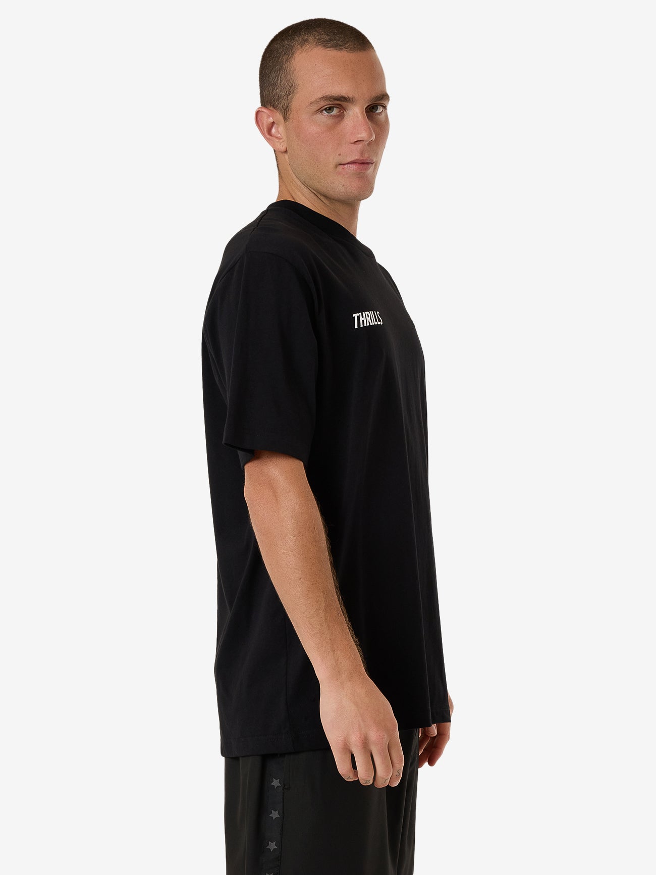 Centennial Oversize Fit Tee - Black XS