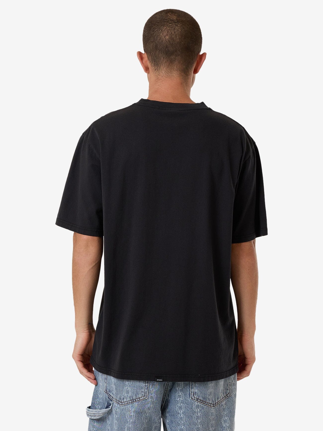 Insomnia Oversize Fit Tee - Washed Black XS