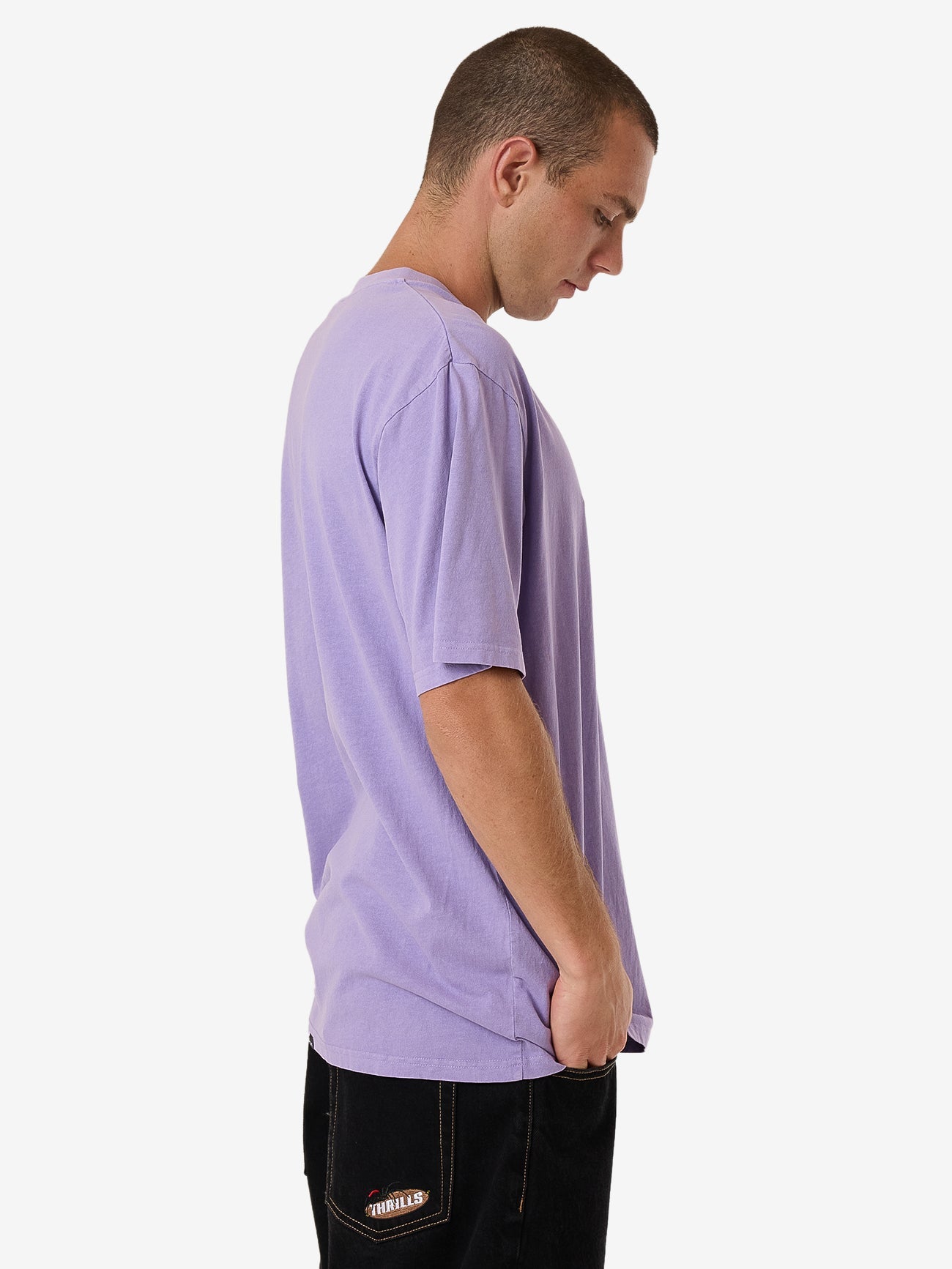 Morphing Oversize Fit Tee - Violet Tulip XS