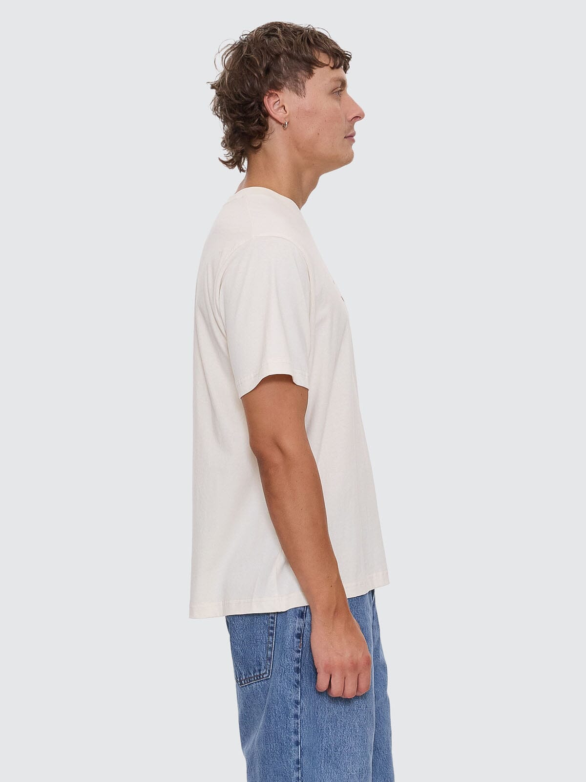 Emblem Merch Fit Tee - Unbleached