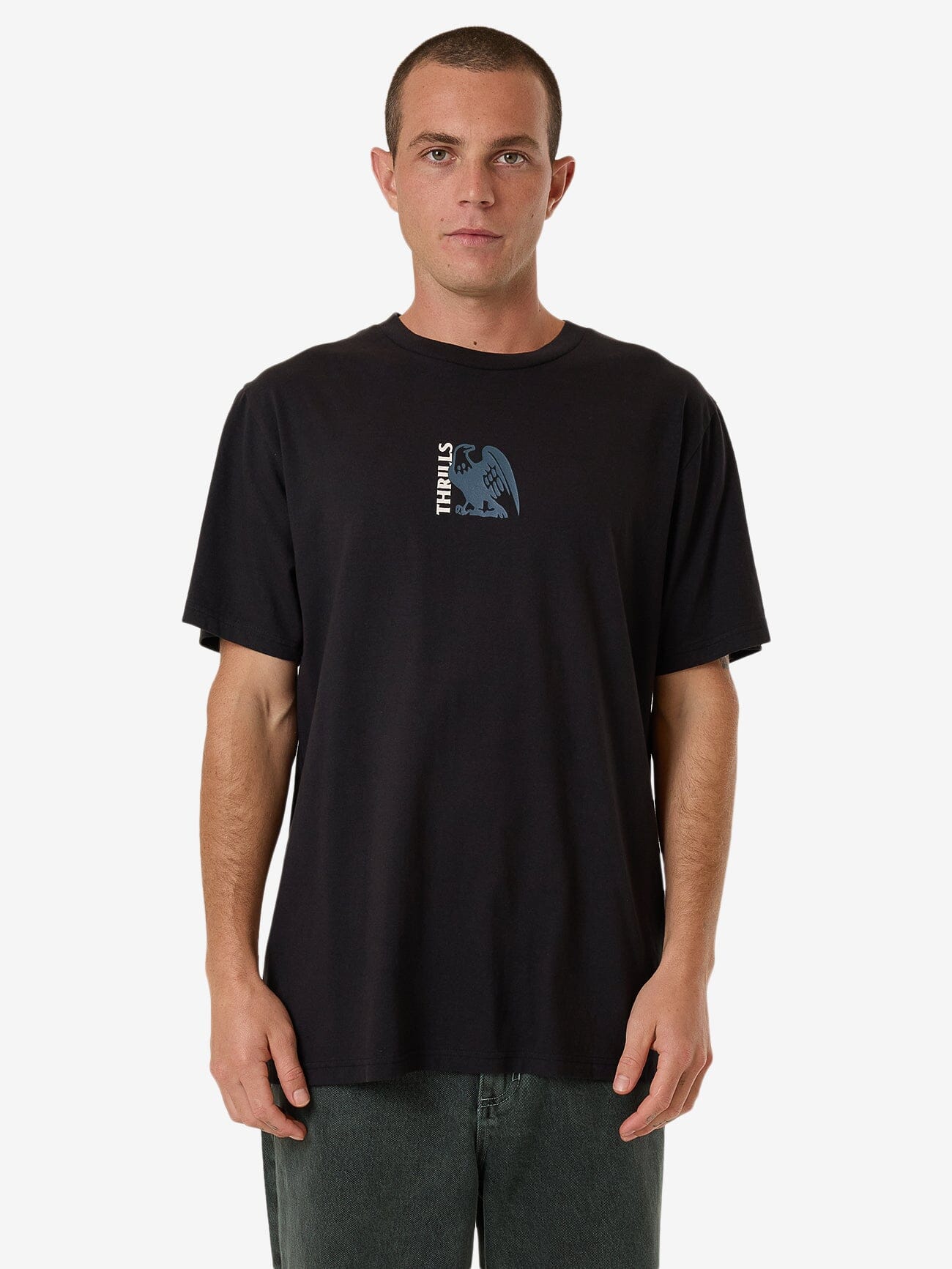 Heavy Times Merch Fit Tee - Black XS