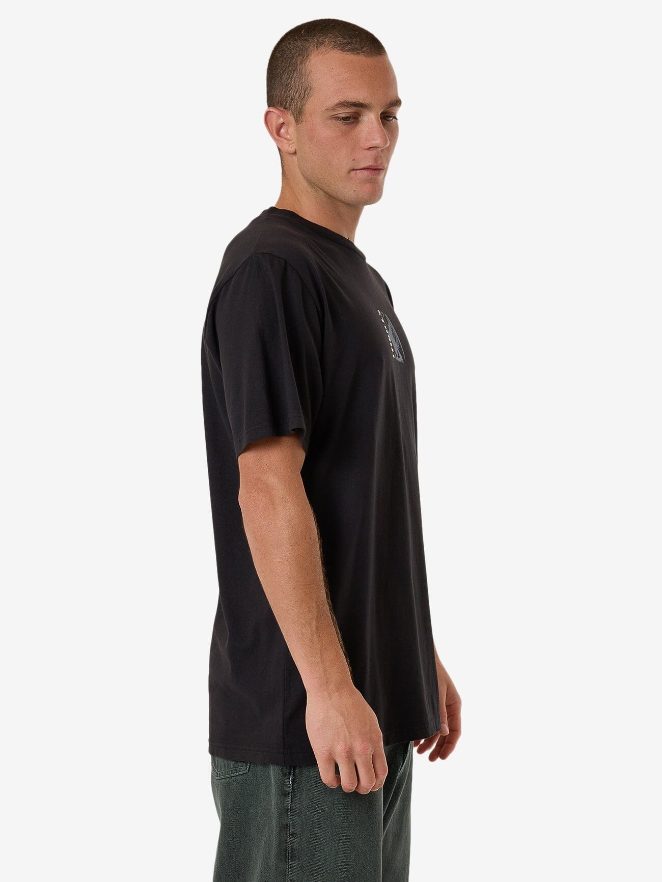 Heavy Times Merch Fit Tee - Black XS