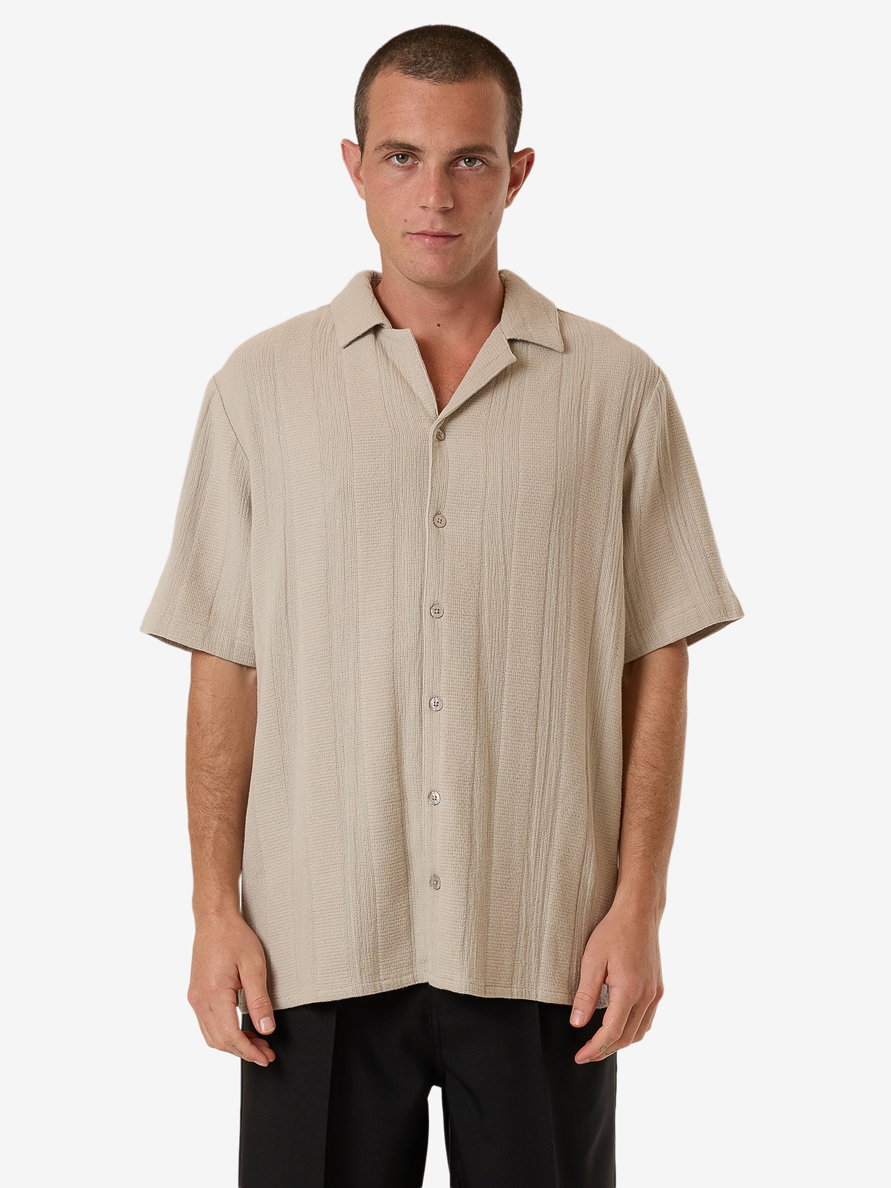 Evolution Bowling Shirt - Fog