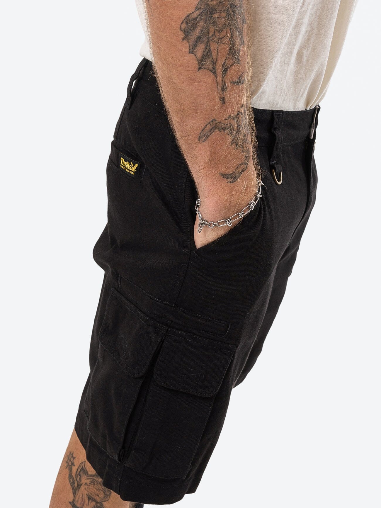 Slacker Union Cargo Short - Black