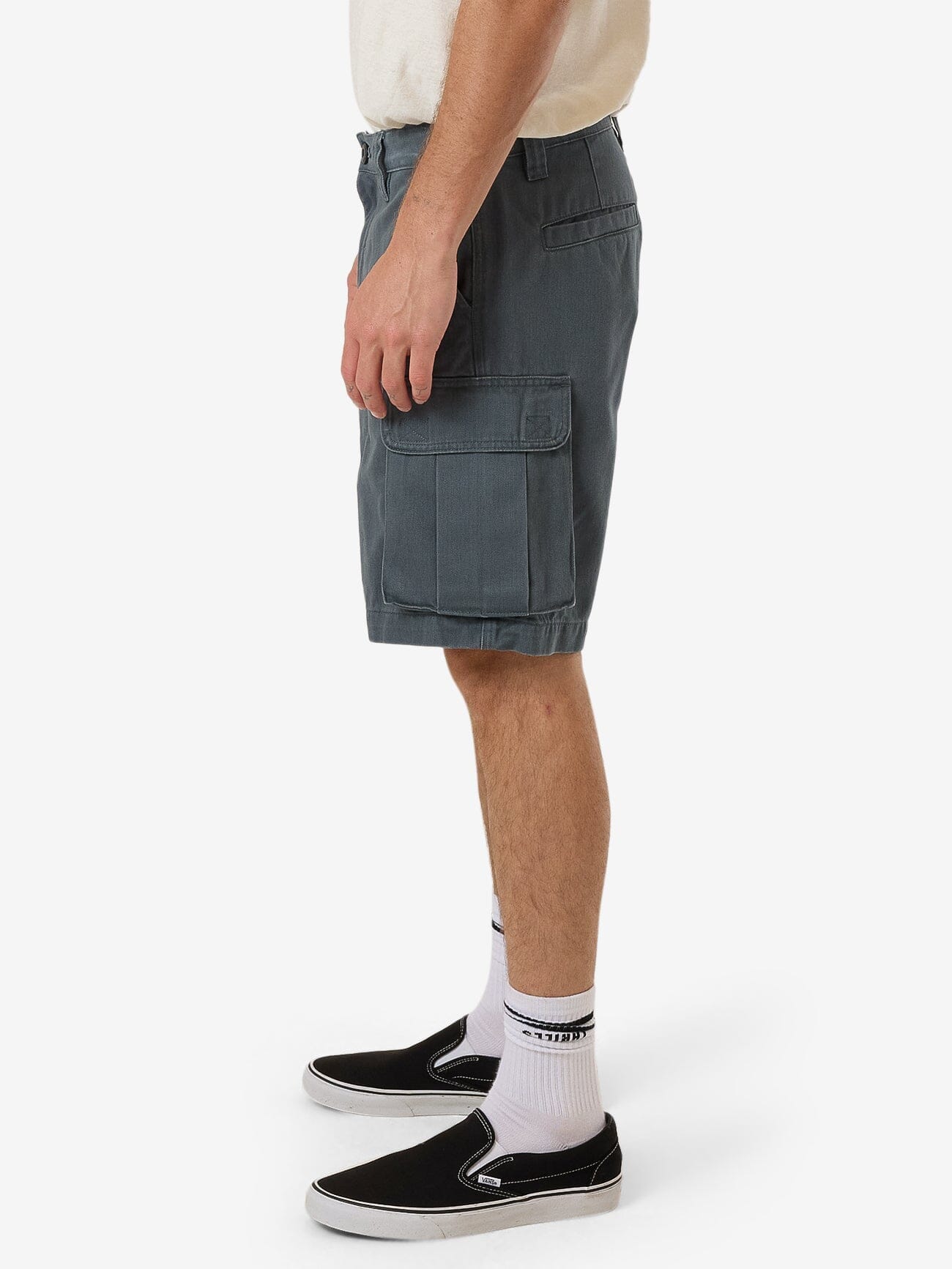 Slacker Union Cargo Short - Dark Slate 28