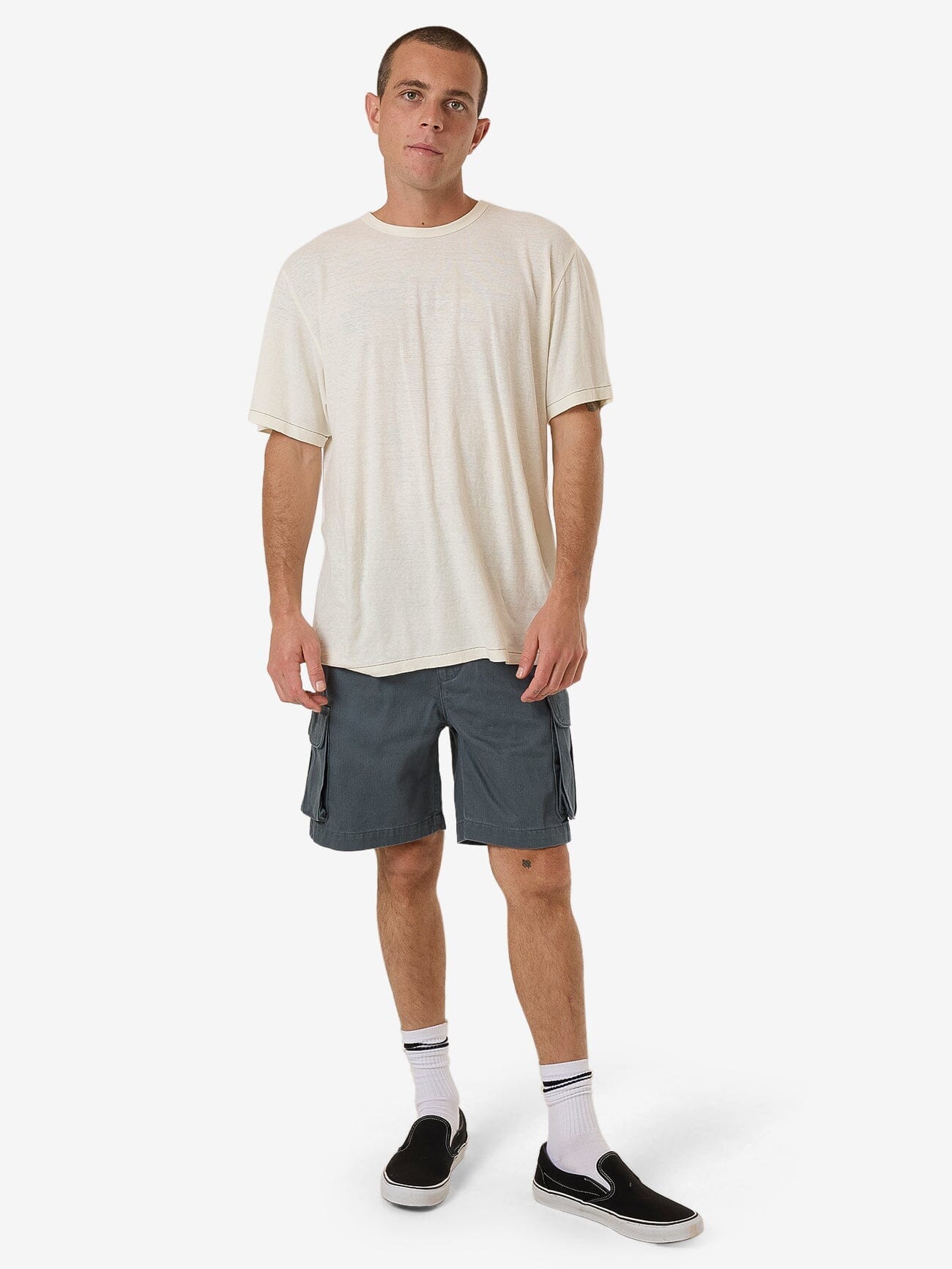 Slacker Union Cargo Short - Dark Slate 28