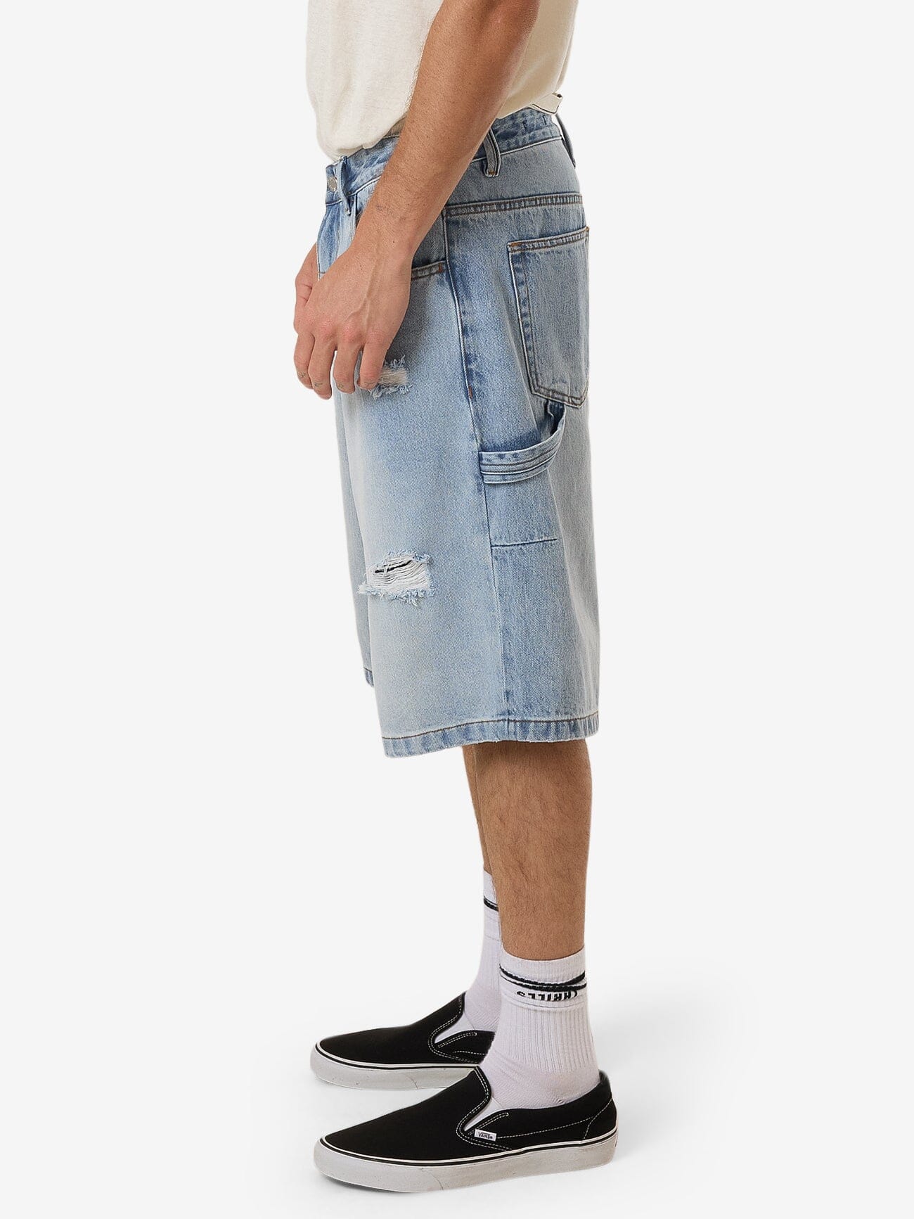 Society Big Slacker Denim Short - Indigo Society 28