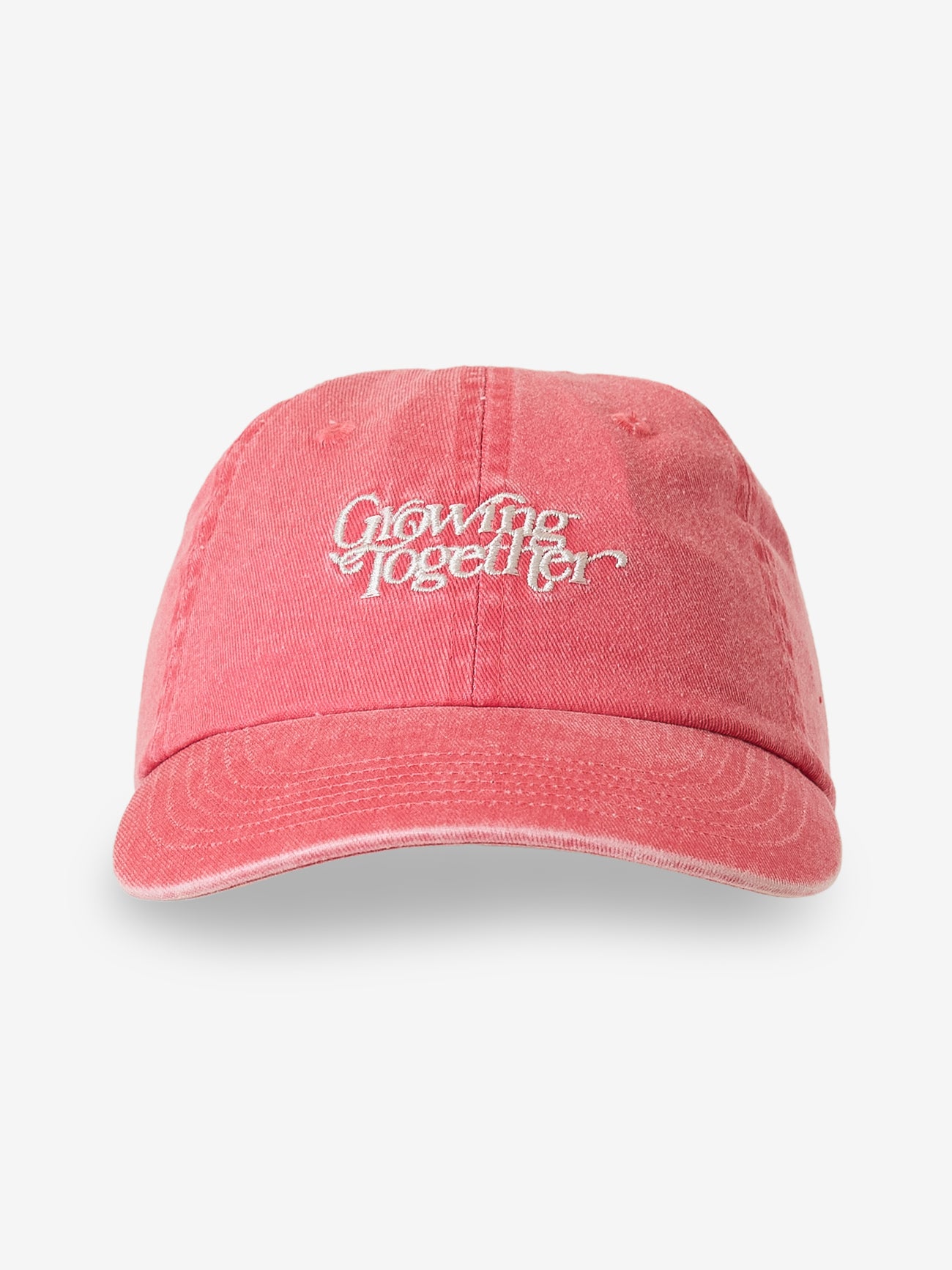 Growing Together 6 Panel Cap - Flame Red