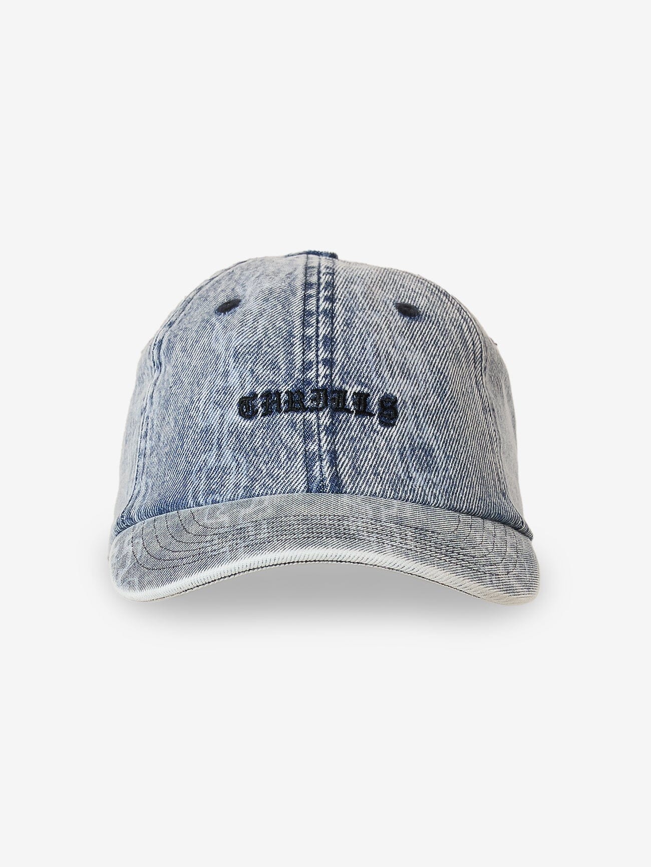 Chain Reaction 6 Panel Cap - Faded Rinse Indigo One Size