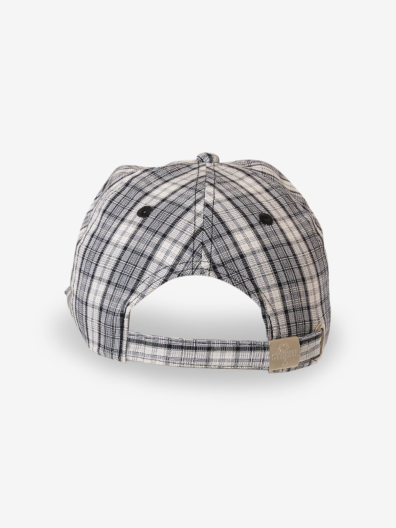 Trust In Us 6 Panel Cap - Black White Check