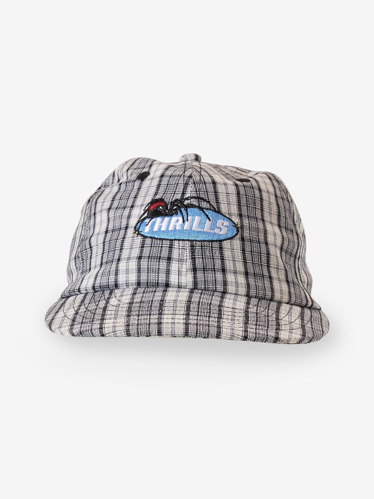 Trust In Us 6 Panel Cap - Black White Check One Size