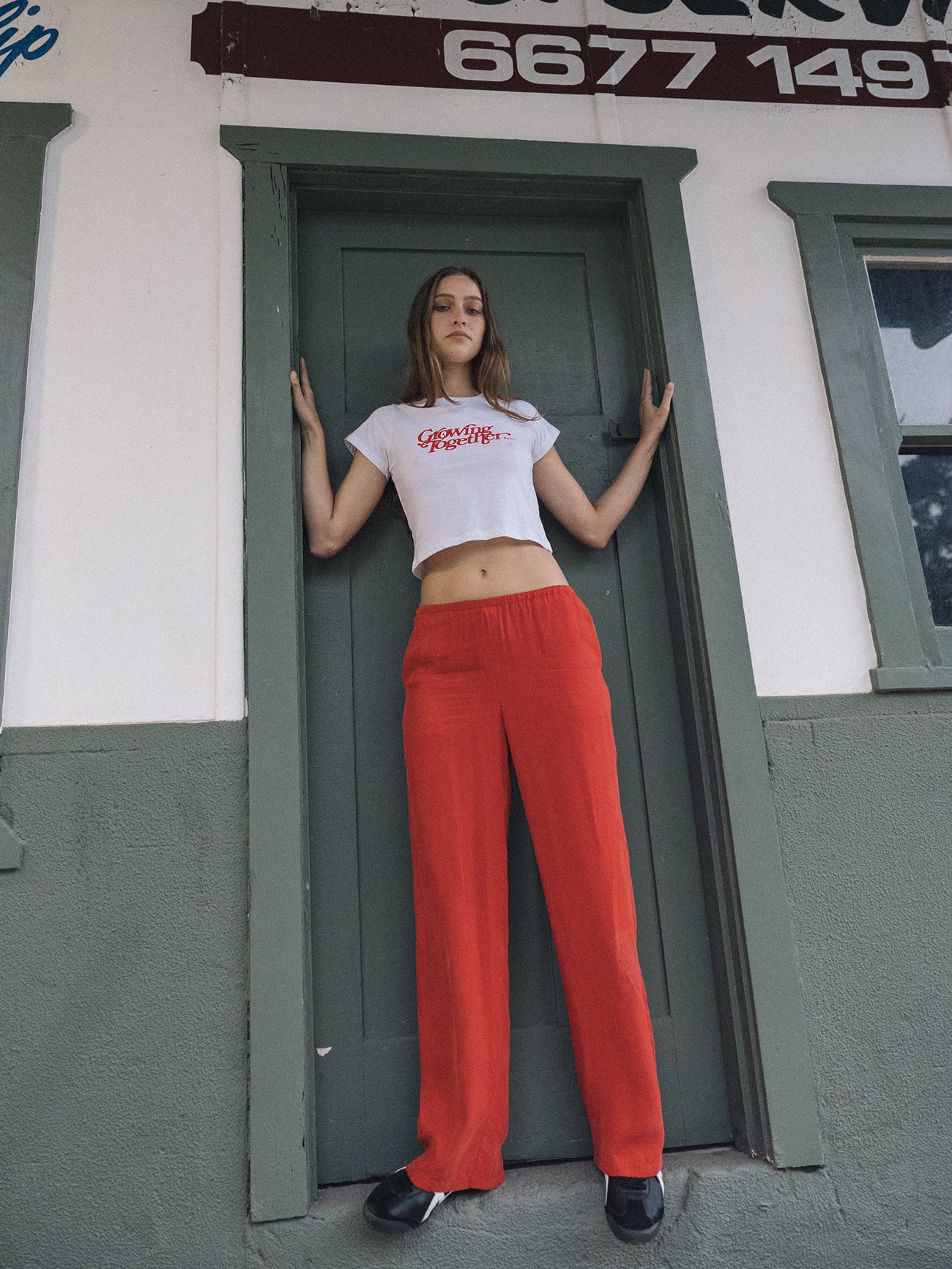 Scarlet Pant - Flame Red