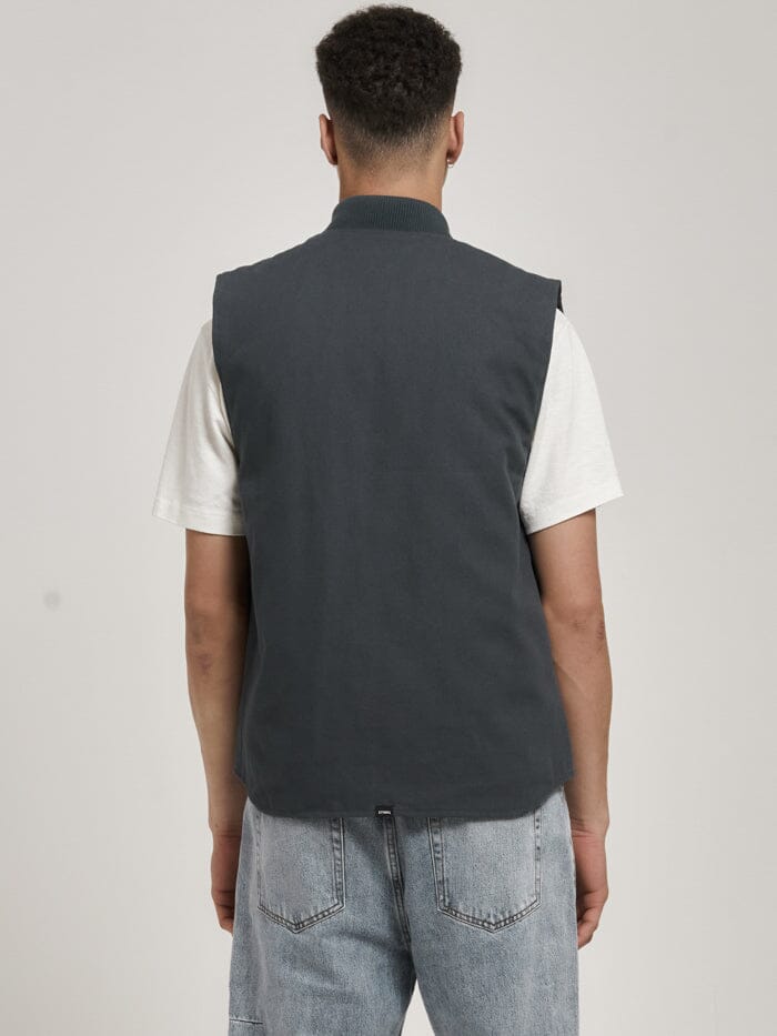 Thrills Union Vest - Petrol