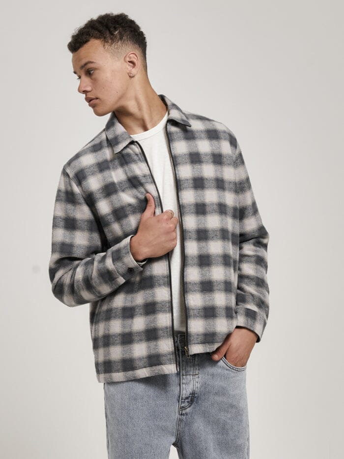 Barrio Quilt Flannel Jacket - Petrol