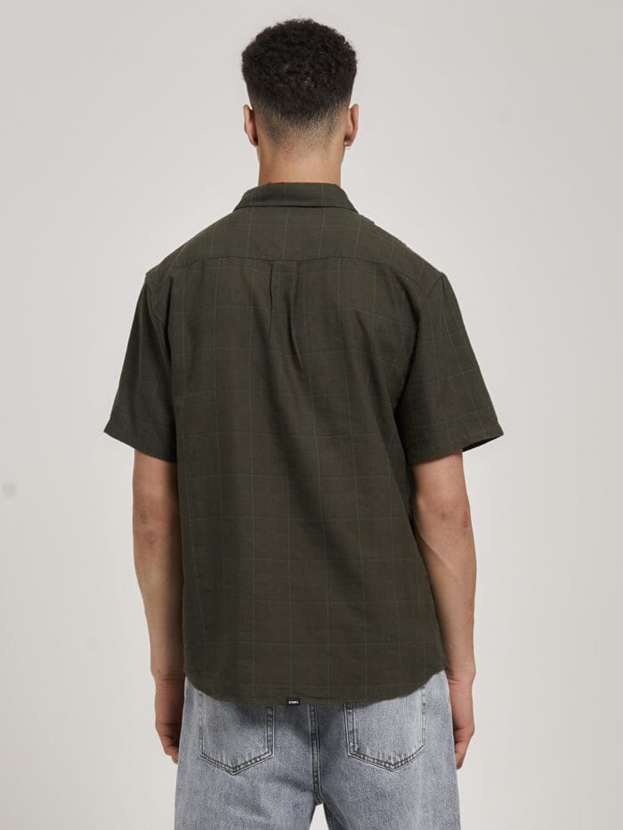 The Promised Land Short Sleeve Shirt - Army Green