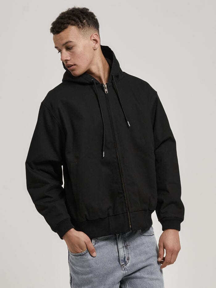 Thrills Union Hood Jacket - Black