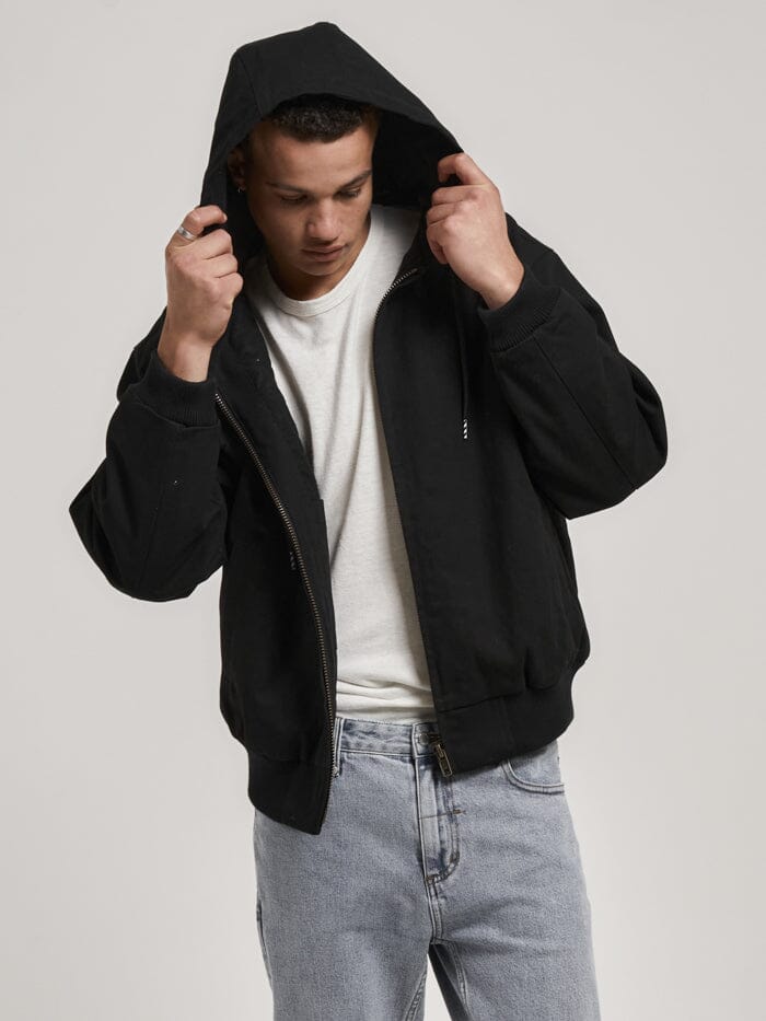 Thrills Union Hood Jacket - Black