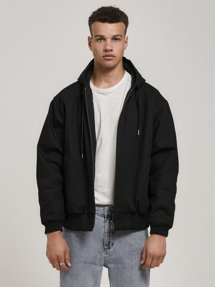 Thrills Union Hood Jacket - Black