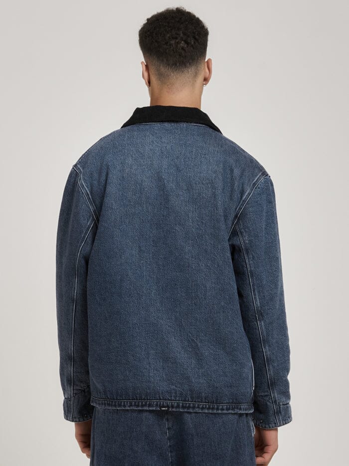 Thrills Union Jacket - Worn In Blue