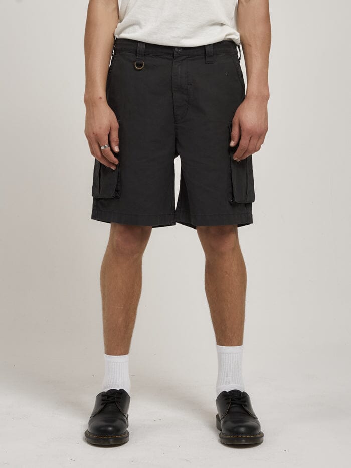 Century Slacker Cargo Short - Dark Charcoal