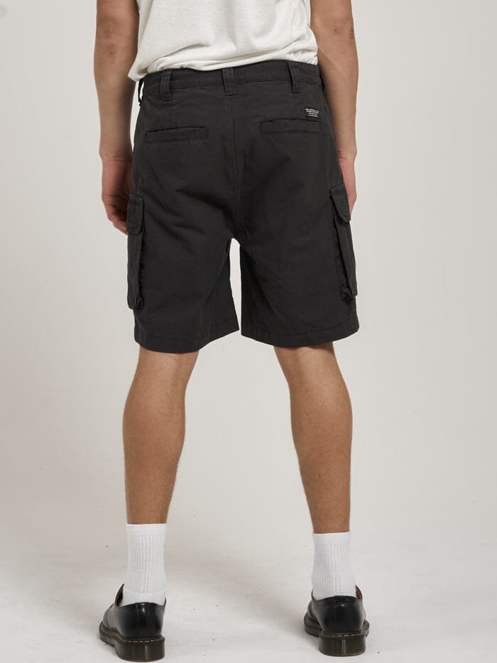 Century Slacker Cargo Short - Dark Charcoal