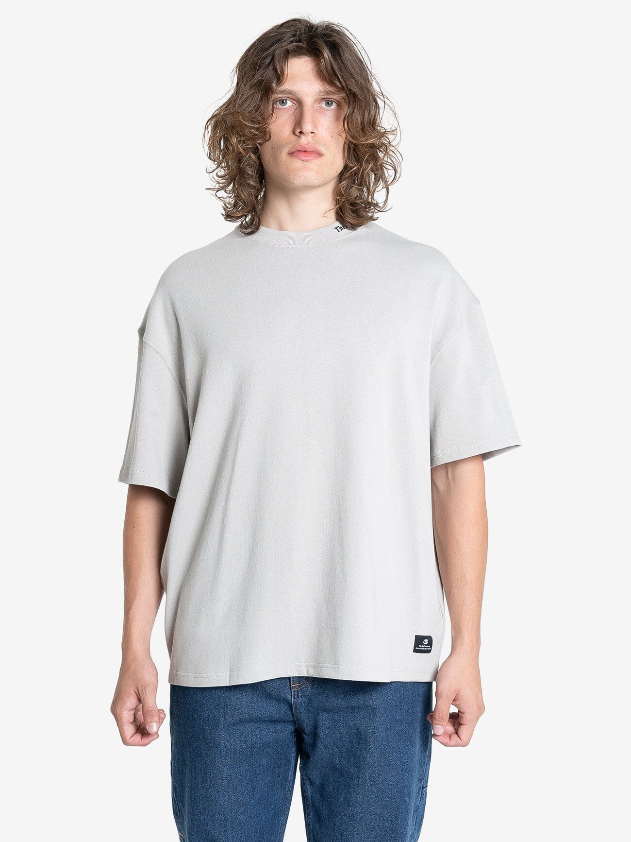 Cortex Box Fit Oversize Tee - Oyster Grey XS