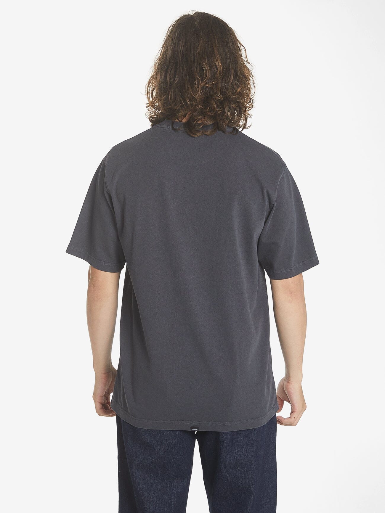 Thrills Union Oversize Fit Pocket Tee - Dark Charcoal XS