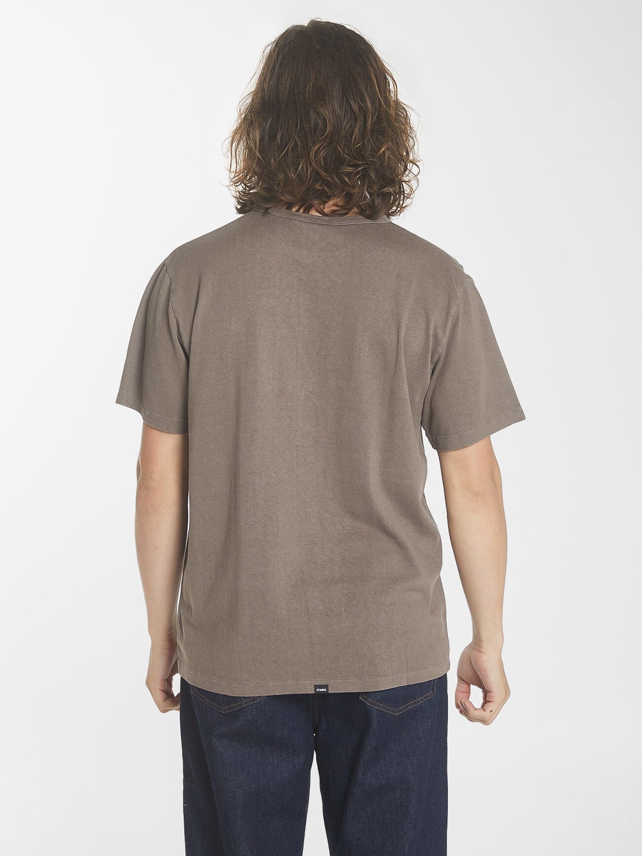 Hemp Thrills Embro Merch Fit Tee - Light Canteen XS