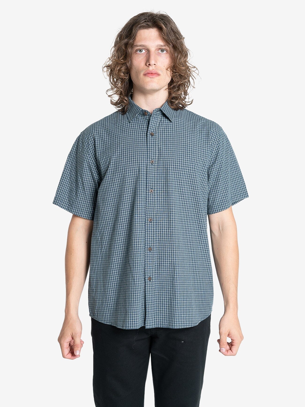 Precious Energy Short Sleeve Shirt - Dark Jade XS