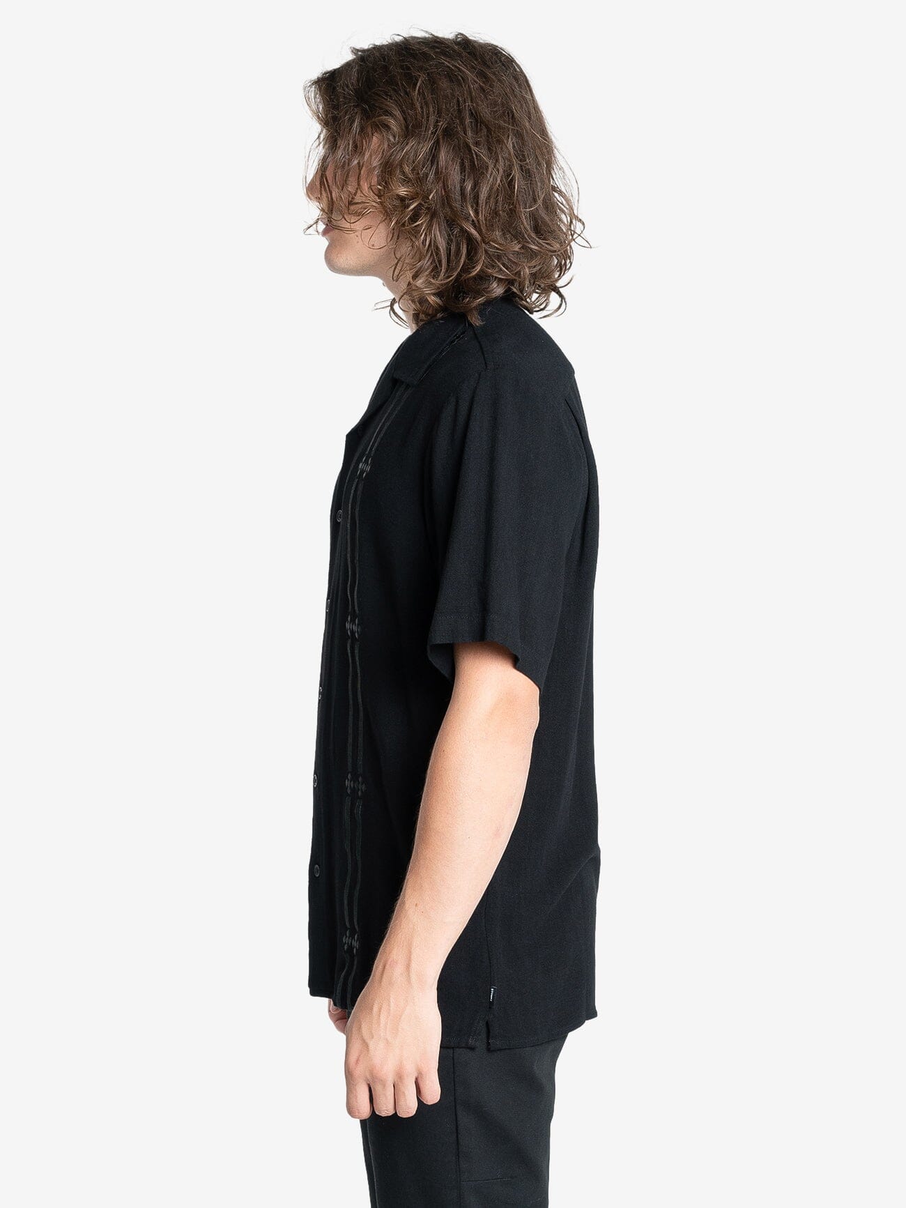 Arch Bowling Shirt - Black XS
