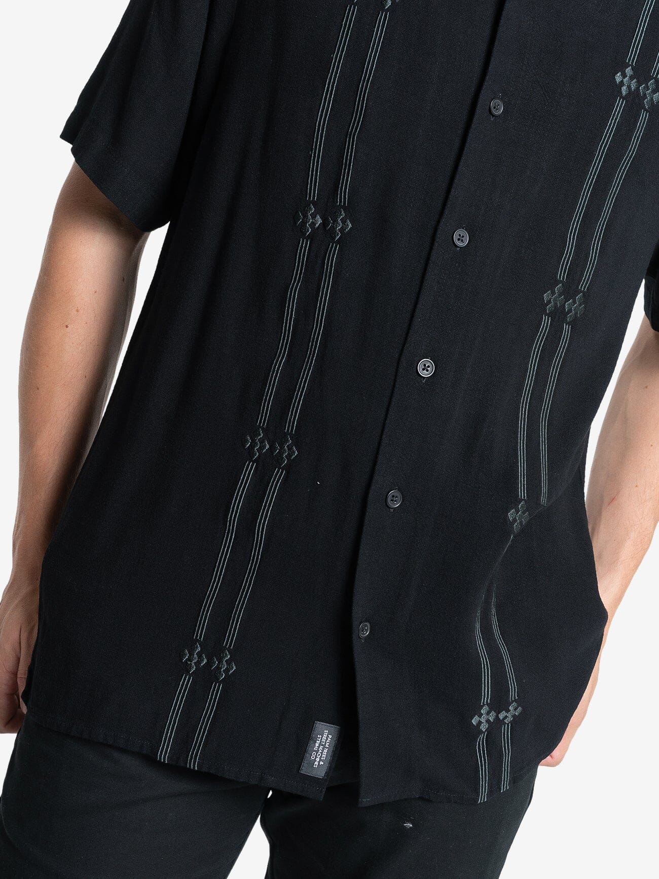 Arch Bowling Shirt - Black XS