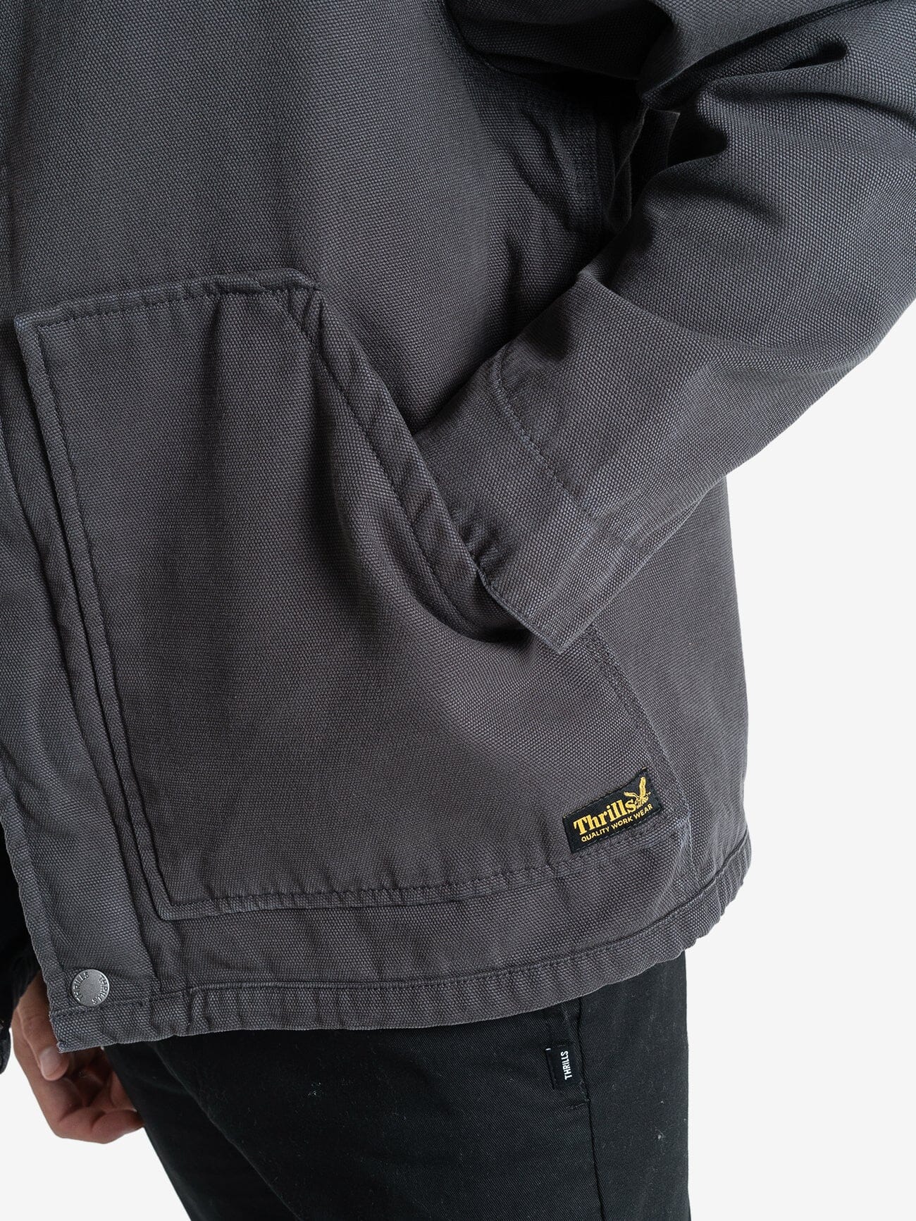 Thrills Union Jacket - Dark Charcoal XS