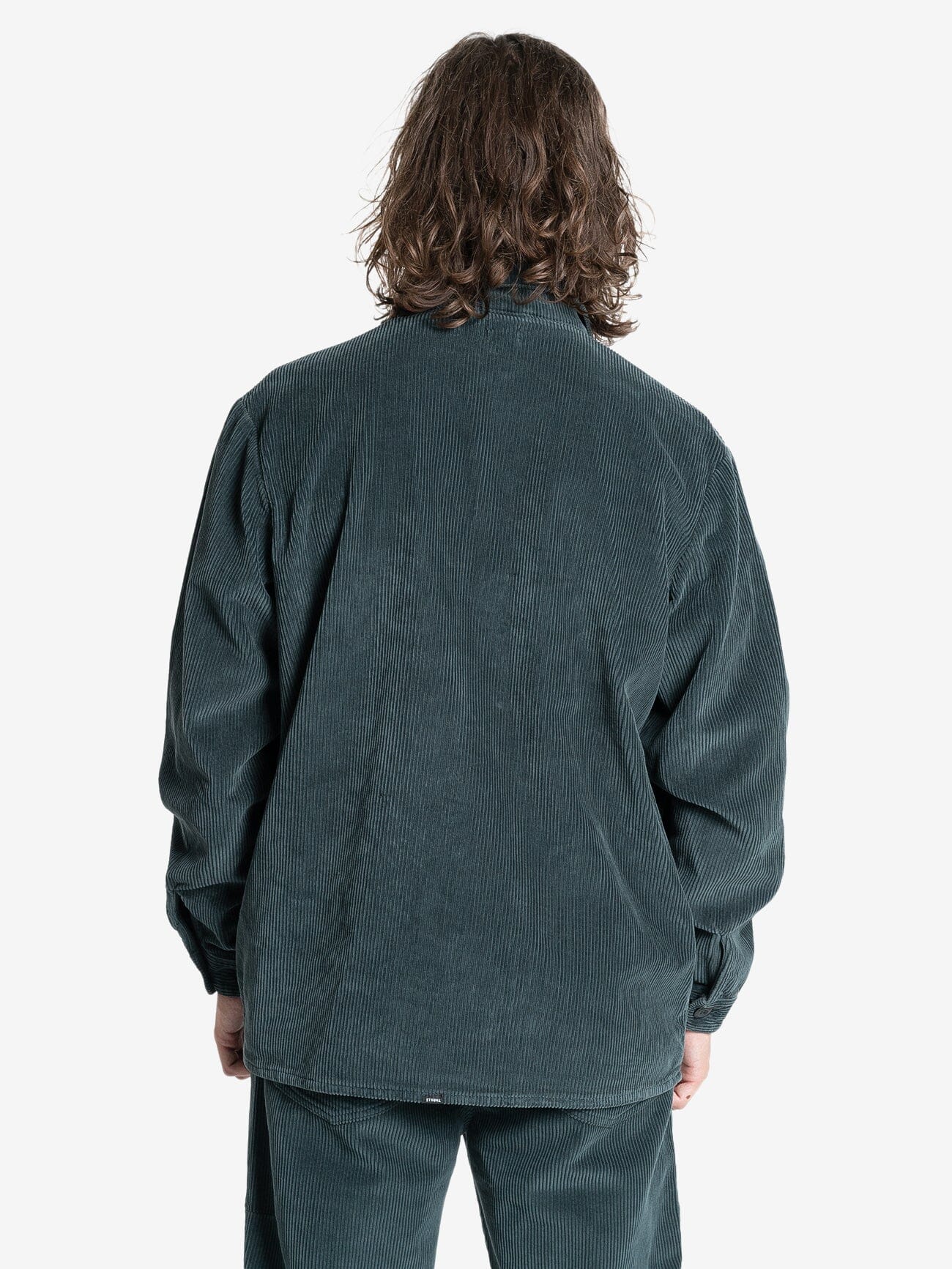 Thrills Labour Overshirt - Dark Jade XS