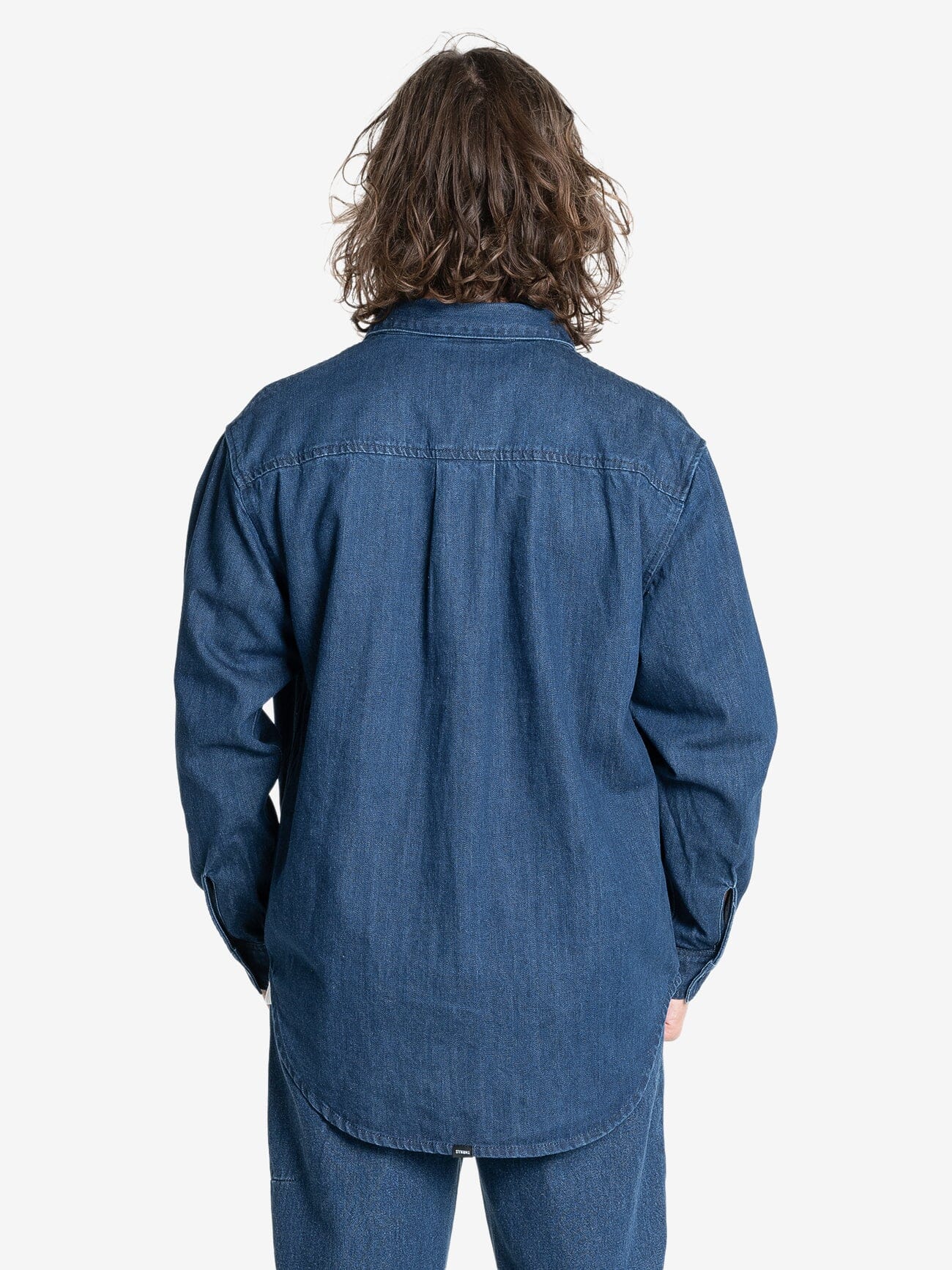 Canyon Long Sleeve Shirt - Double Indigo Rinse XS