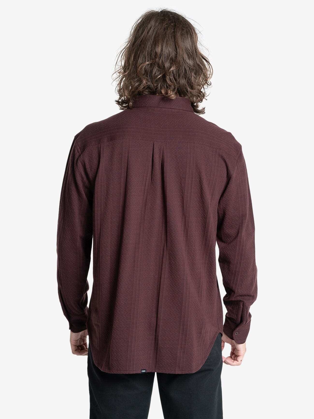 Future Feelings Long Sleeve Shirt - Deep Plum XS