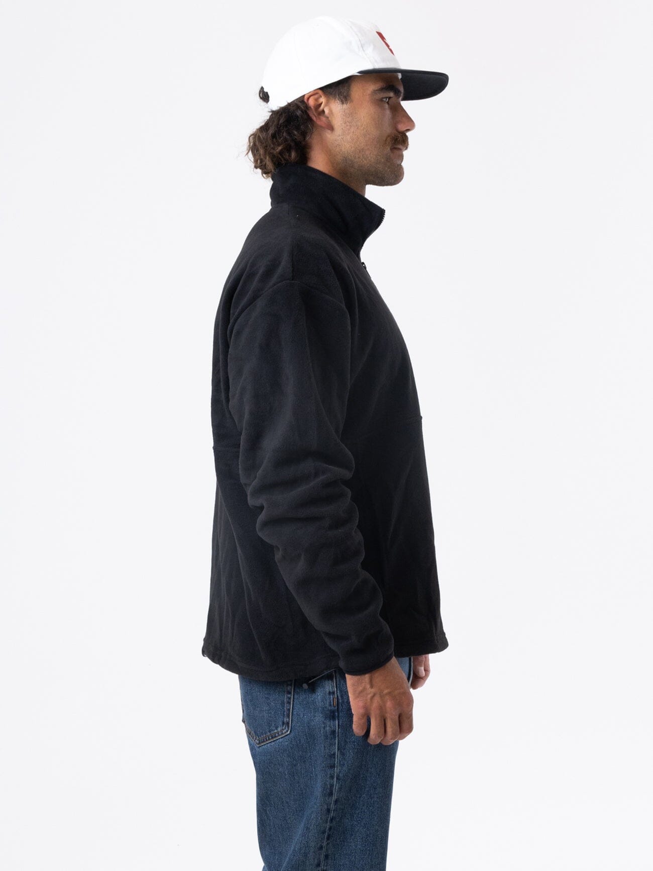 Cortex Quarter Zip Polar Fleece - Black