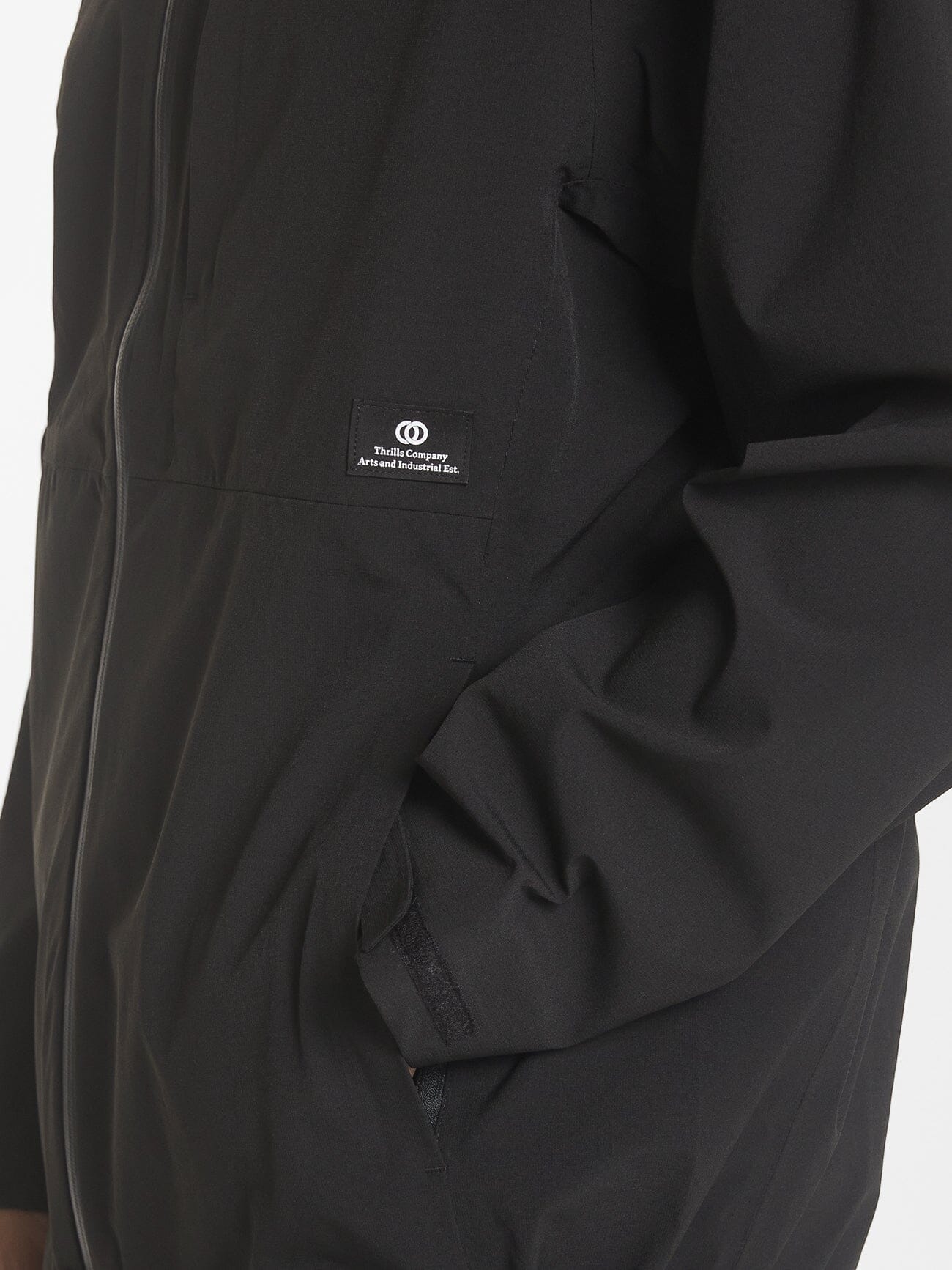 Thrills Cortex Windbreaker - Black XS