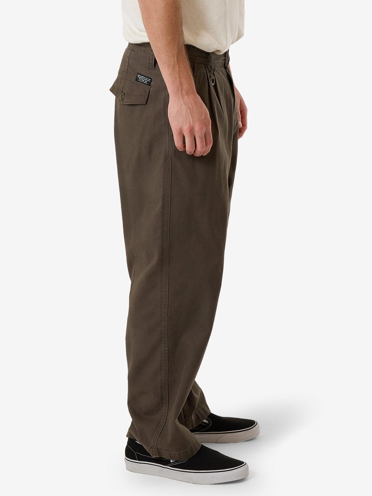 Honour Big Slacker Pant - Olive Night