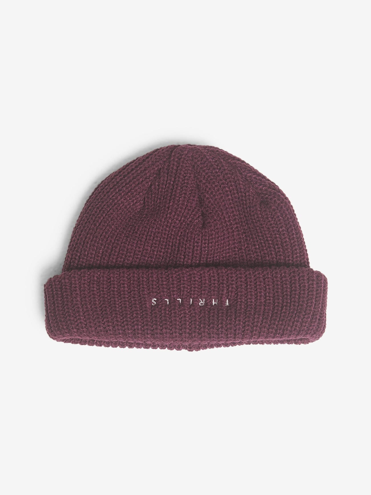 Minimal Thrills Beanie - Deep Plum One Size