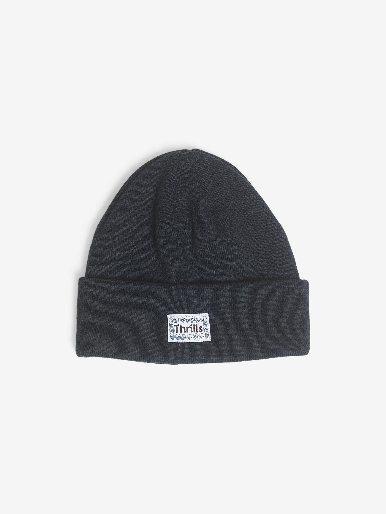 Controlled Damage Knit Beanie - Black One Size
