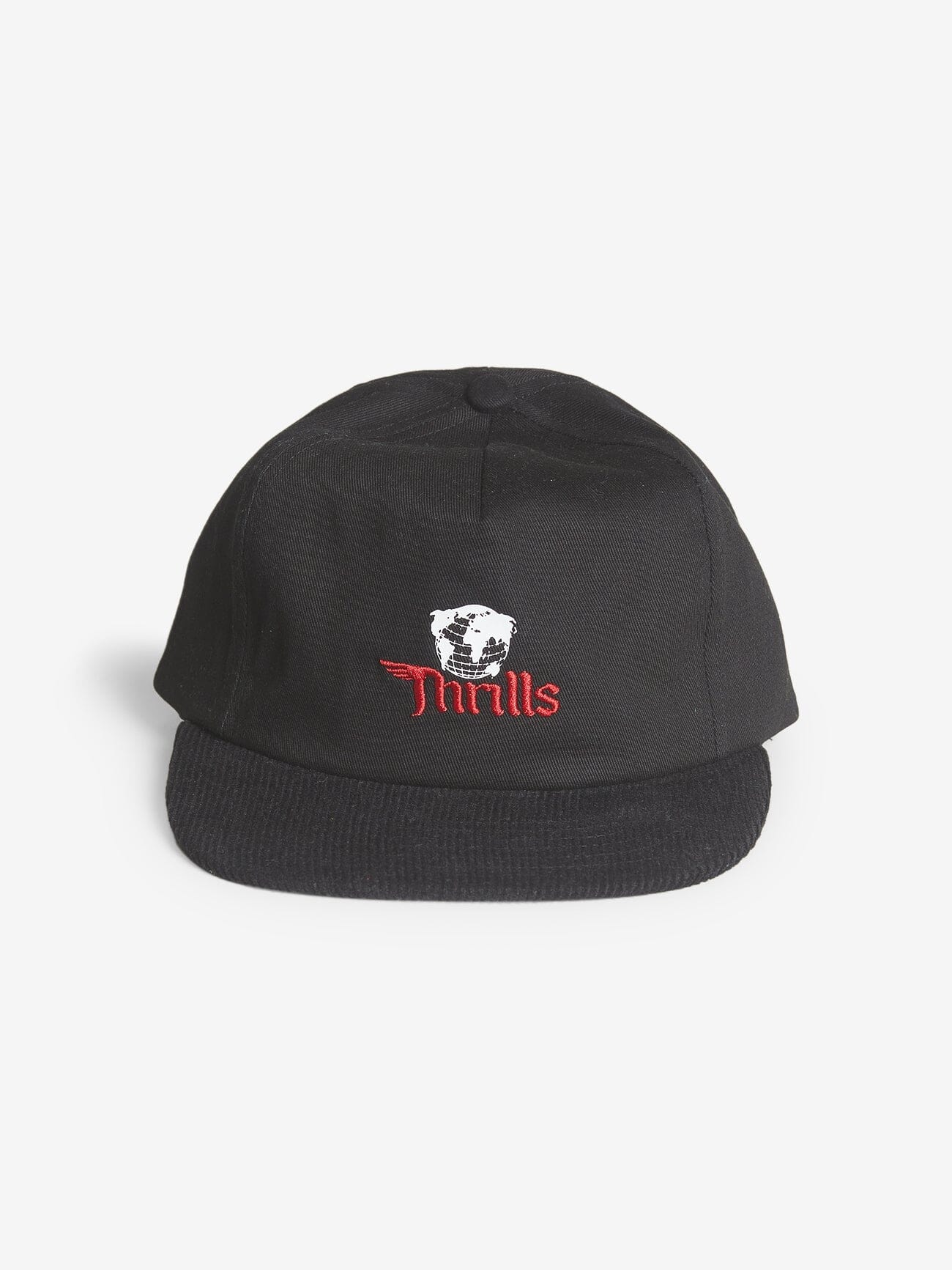 Underground 5 Panel Cap - Washed Black One Size