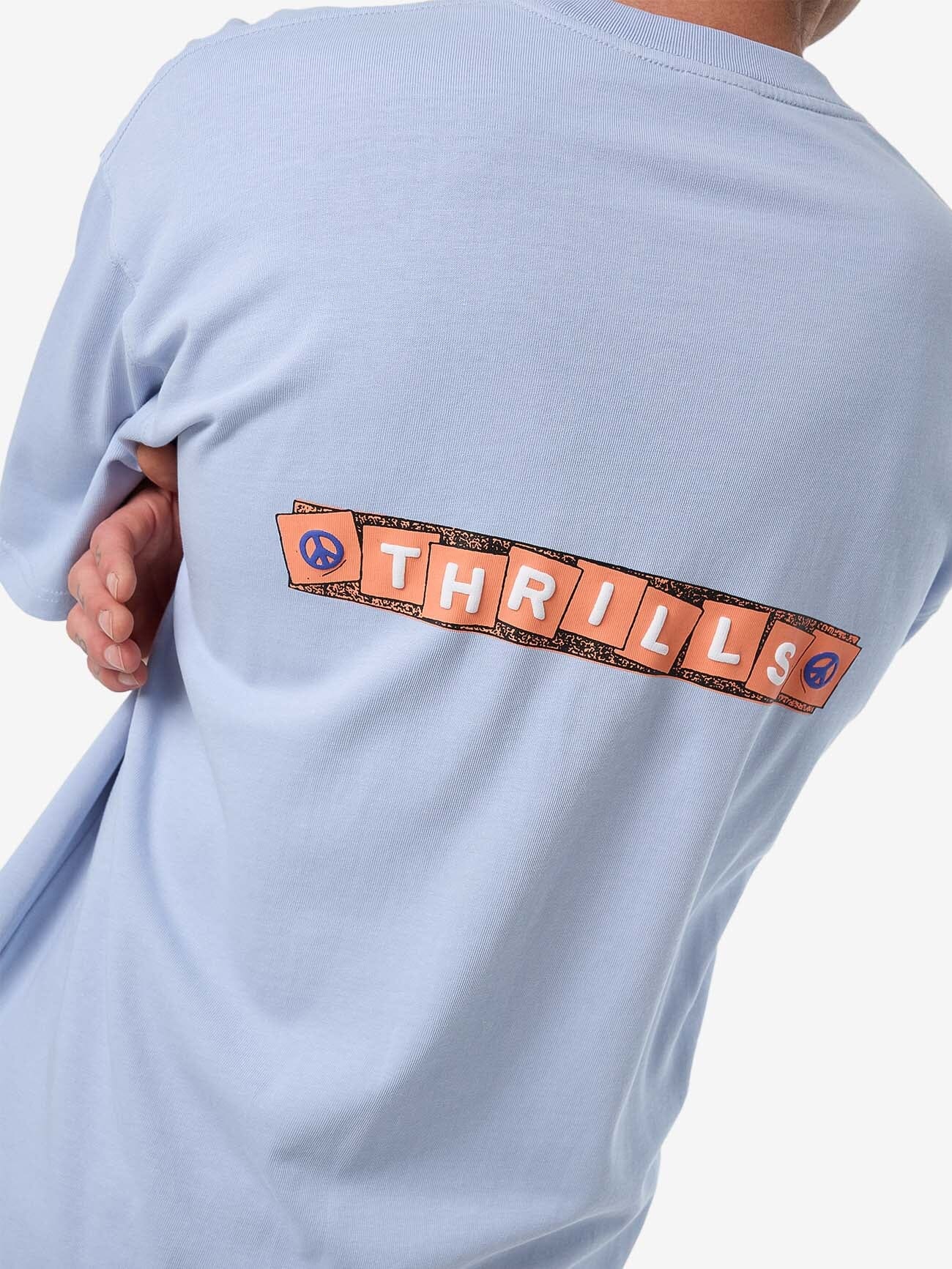 What's Really Going On Box Fit Oversize Tee - Skyway XS