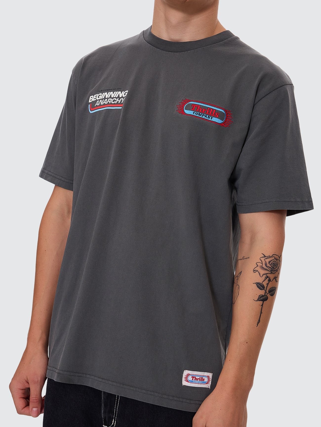 Beginning Anarchy Oversize Fit Tee - Merch Black XS