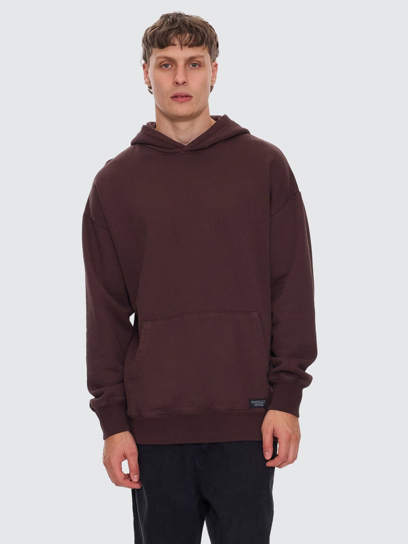 Thrills Military Slouch Pull On Hood - Java XS