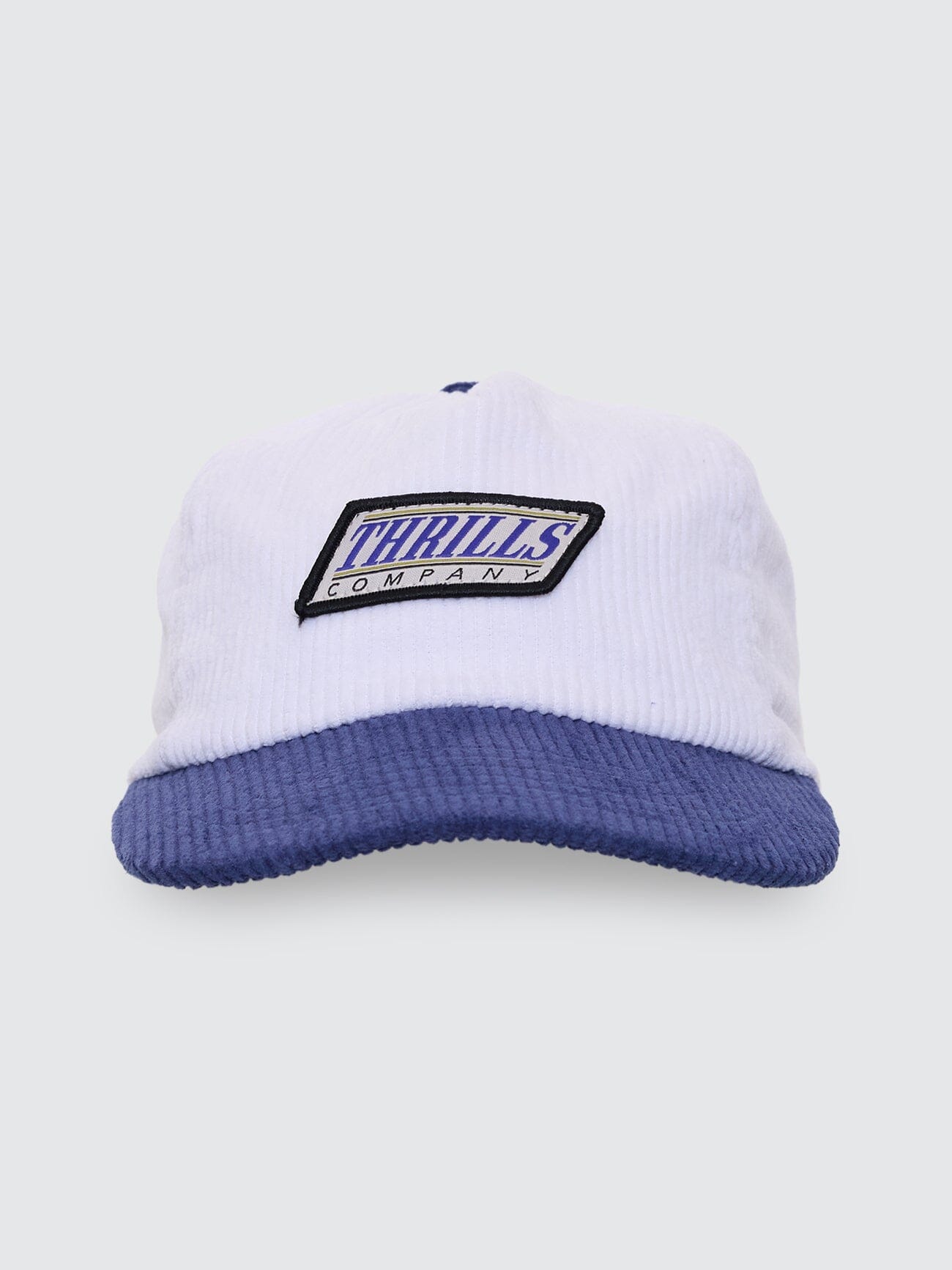 When It Hits Your Lips 5 Panel Cap - White - Blue