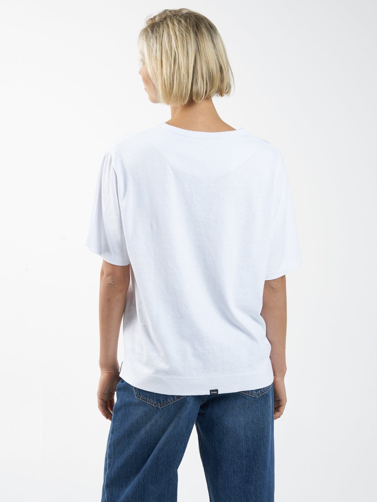 Hemp Box Tee - White