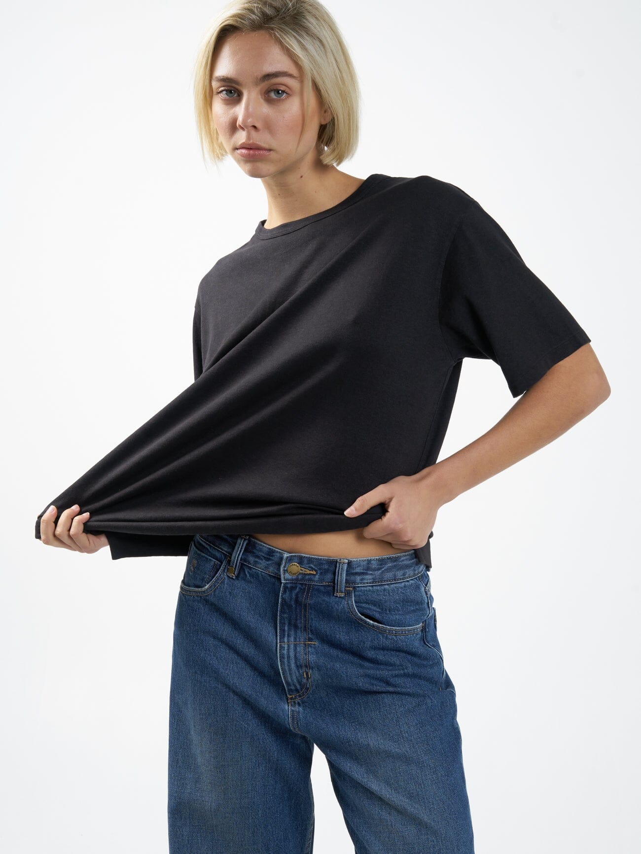 Hemp Box Tee - Black